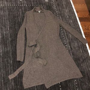 DVF Cashmere wool blend wrap dress